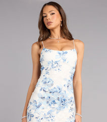 Adalynn Floral Lace Mermaid Formal Dress