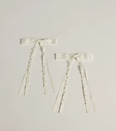 Adorable Vibes Pearl Hair Bow Set