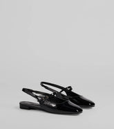 Adorable Essentials Slingback Mary Jane Flats