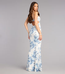 Adalynn Floral Lace Mermaid Formal Dress