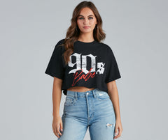 90's Babe Crop Tee