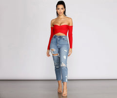 Adore You Ribbed Knit Bodysuit