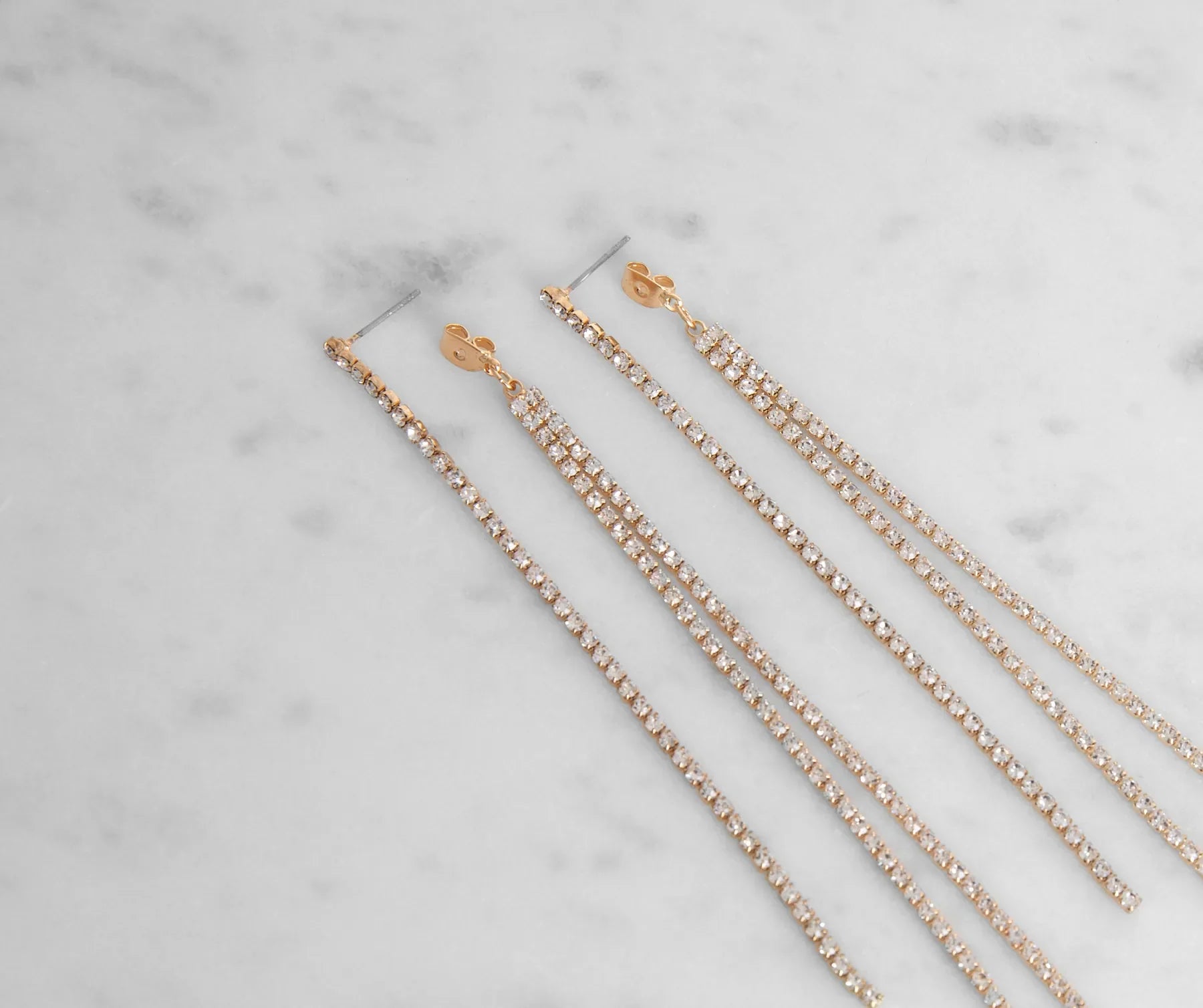 'Till Dawn Long Rhinestone Linear Dusters