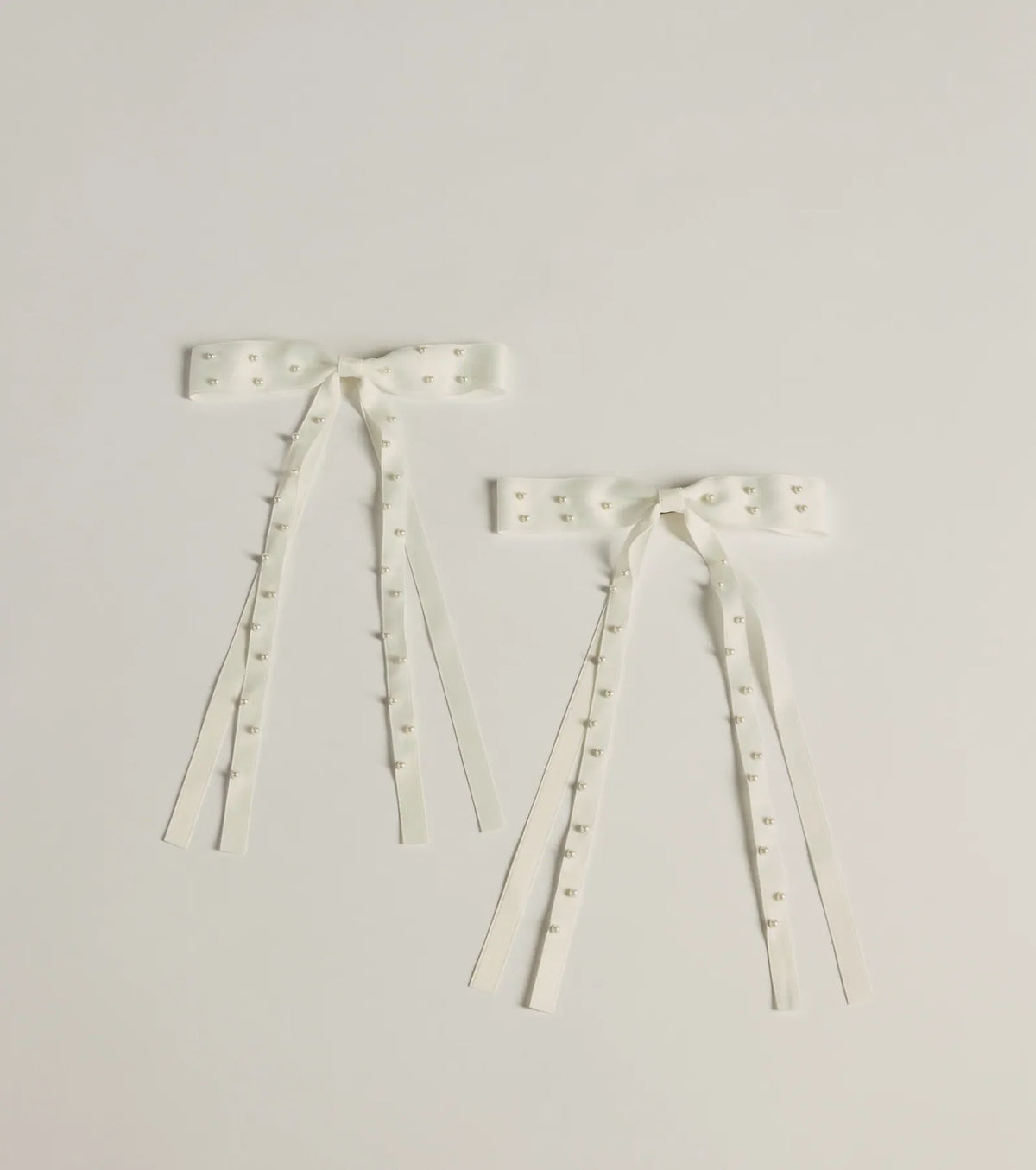 Adorable Vibes Pearl Hair Bow Set